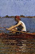 John Biglin in a Single Scull Thomas Eakins